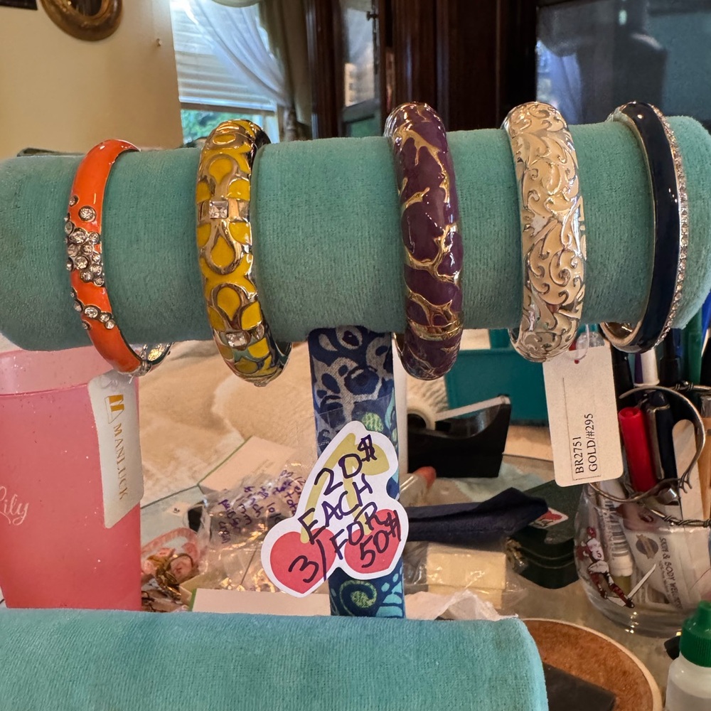 Women's Vibrant Bangle Collection 20$ each or 3/5$ new!